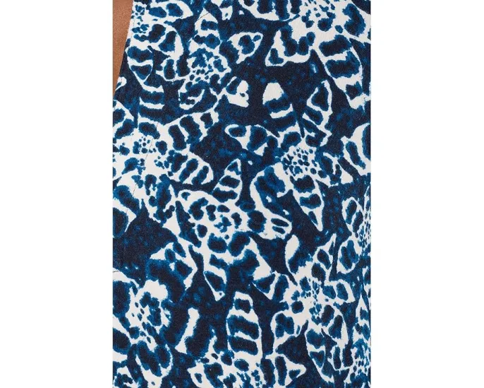 Платье NIC+ZOE Shibori Lilies Cora индиго мульти