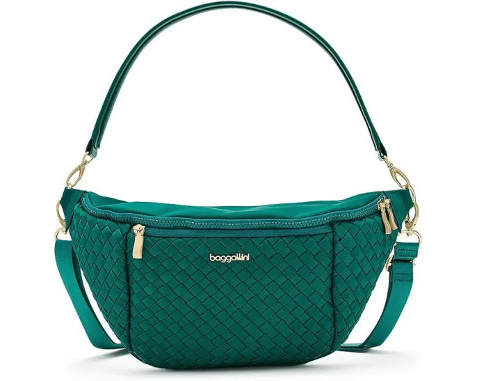 Сумка через плечо Stanton Woven Baggallini с плетеным дизайном