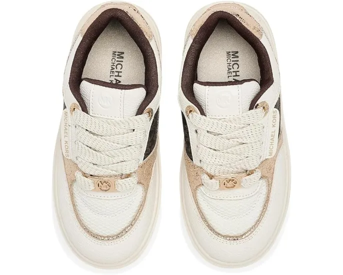 Кроссовки Emmet Clarke для детей с белым верхом MICHAEL Michael Kors