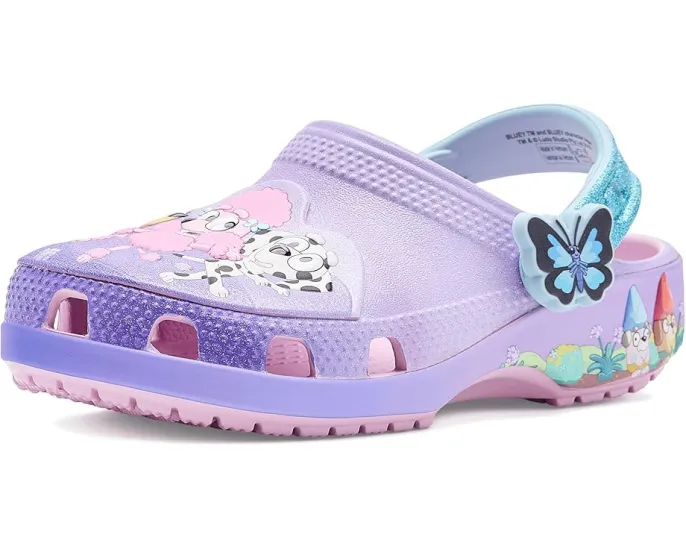 Кроксы Crocs Kids Bluey Classic Clogs для малышей с персонажами