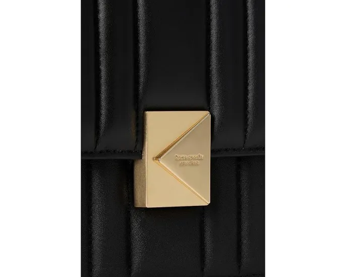 Плечевая сумка Kate Spade New York Deco с цепным ремнем из стеганой кожи