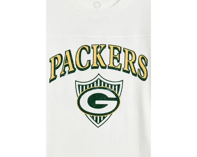 Футболка NFL Green Bay Packers с длинным рукавом для детей от Junk Food Kids