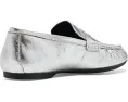 Лоферы FitFlop Delicato из жатой металлизированной кожи