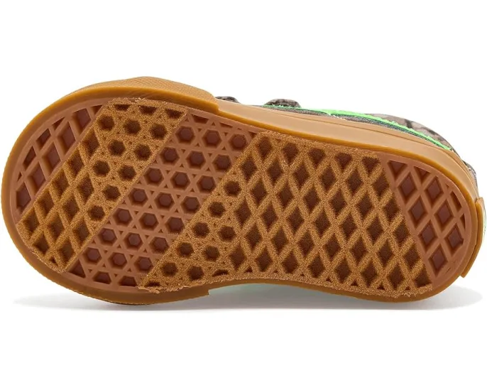 Детские кроссовки Vans Sk8-Mid Reissue V на липучках с усиленным мыском