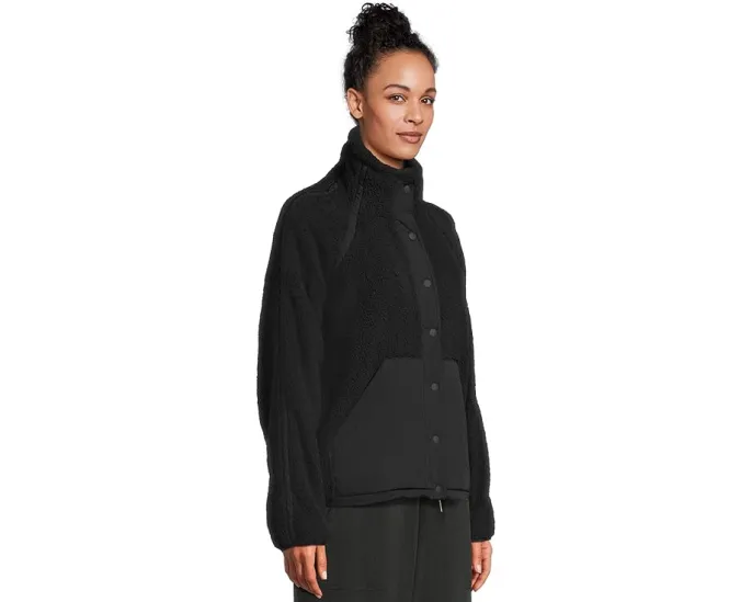 Куртка Prana Encinitas Fleece с воротником-воронкой и карманом