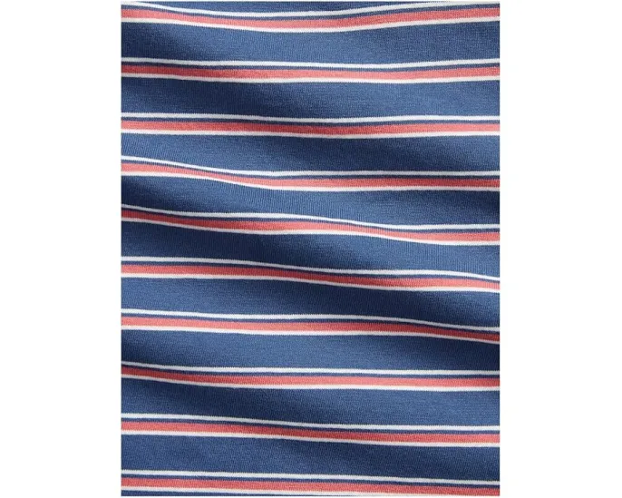 Полосатая футболка из хлопкового трикотажа для младенцев Polo Ralph Lauren