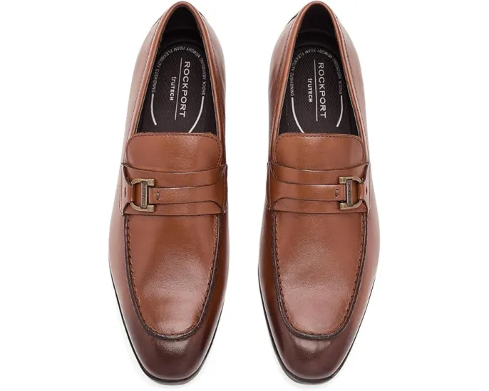 Лоферы Rockport Carlo из черной кожи с металлической деталью