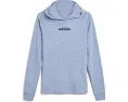 Детская футболка Adidas с капюшоном Snow Heather длинным рукавом