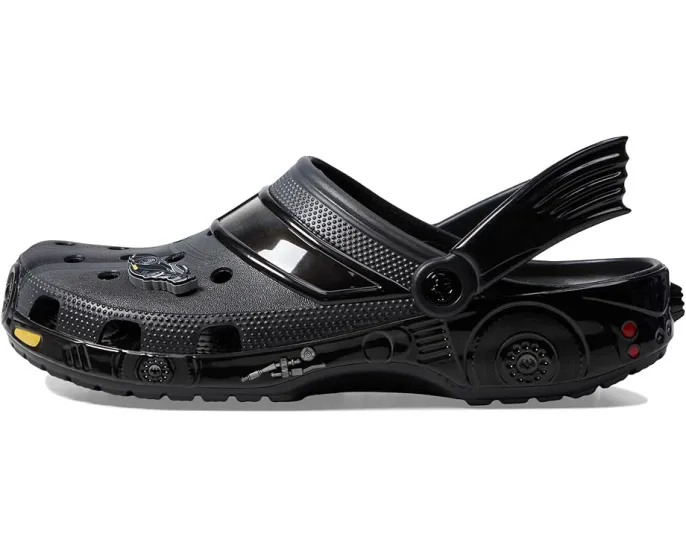 Кроксы Crocs Classic Adjustable с ремешком и дизайном Бэтмена