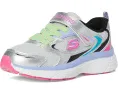 SKECHERS KIDS Vintage Tread детские кроссовки с блестящей сеткой и застежкой на липучке