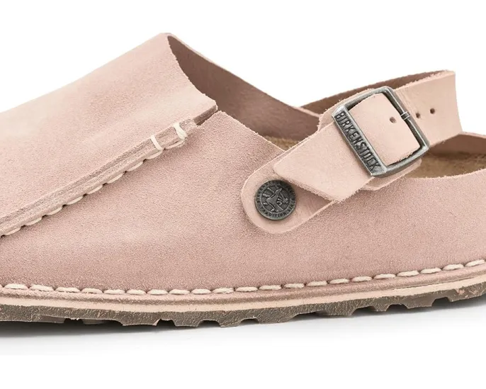 Клоги Birkenstock Lutry 365 из замши с формованной стелькой и съемным задним ремешком