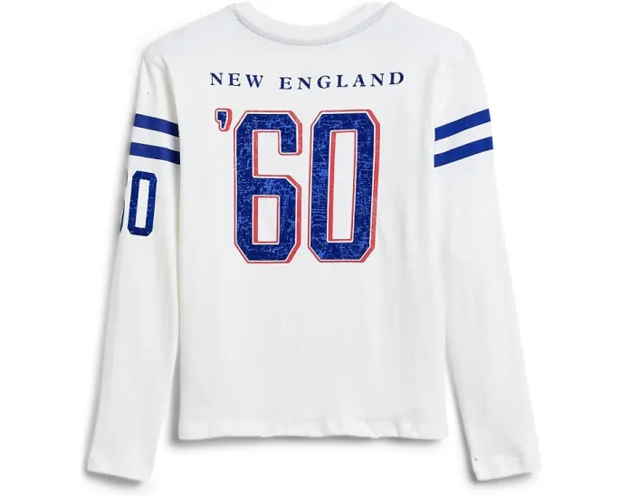 Футболка с длинным рукавом New England Patriots Junk Food Kids