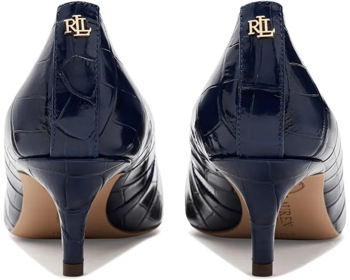 Туфли Adrienne из тисненой кожи крокодила Lauren Ralph Lauren