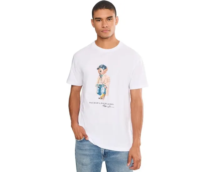 Классическая футболка Polo Bear из джерси Polo Ralph Lauren