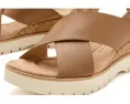 Сандалии Diaz Cross Clarks на среднем клине с мягкой кожей и регулируемым задним ремешком