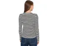 Футболка Madewell Easy Puff Sleeve с длинными рукавами и полосками