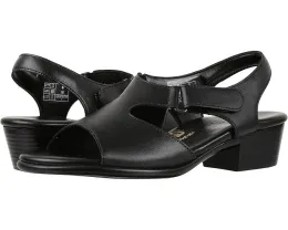 Сандалии SAS Suntimer на удобном каблуке с открытым носком и регулируемой застежкой