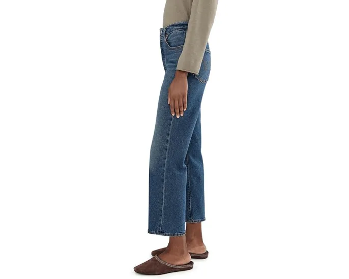 Джинсы Levi's Premium Ribcage Straight Ankle облегченные с высокой посадкой