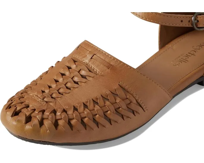 Балетки Seychelles Crimson из мягкой кожи с плетеным верхом и регулируемым ремешком