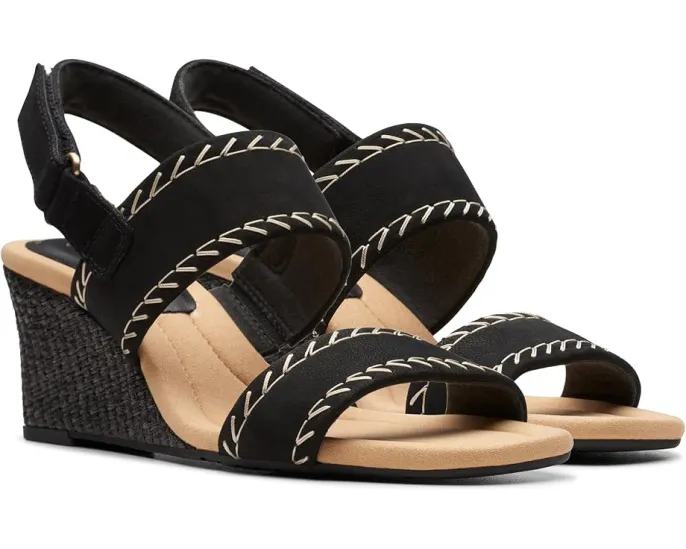 Босоножки Clarks Kyarra Rose на клине с двумя ремешками