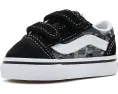 Vans Old Skool V кроссовки для малышей с двойной липучкой