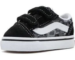Vans Old Skool V кроссовки для малышей с двойной липучкой