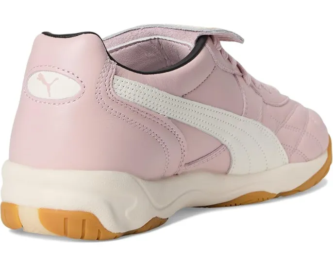 Кроссовки King Indoor от PUMA с кожаным верхом и золотым тиснением
