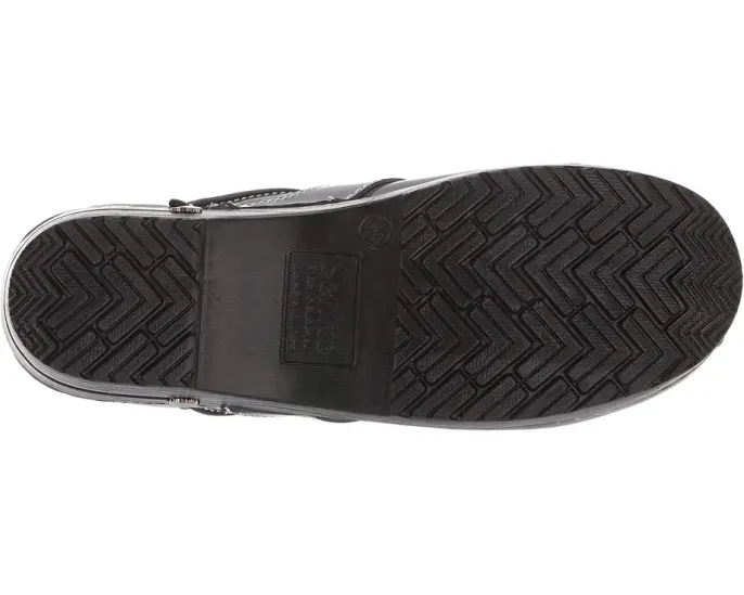 Сабо Sanita Lindsey by Koi с рокерной подошвой из лаковой кожи