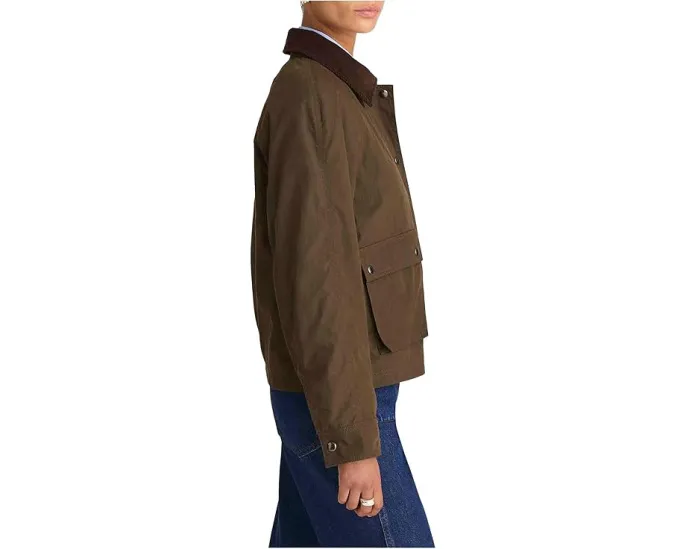 Madewell Куртка пожарного из вощеного хлопка с накладными карманами