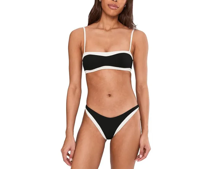 Трусики Alex Bottom Full с ребристой тканью и цветными блоками