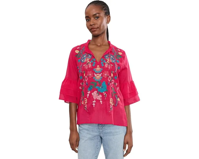 Ruffle Sleeve Blouse - Soline