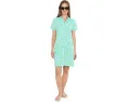 Lilly Pulitzer короткое платье Dune с защитой UPF 50 и отложным воротником