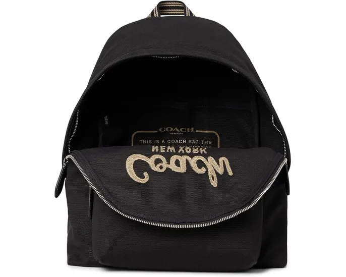 Рюкзак Cargo из хлопка COACH с отделением для ноутбука