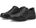 Туфли Clarks Carleigh Ray на плоской подошве с кожаным верхом и молнией