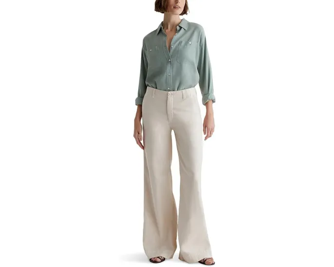 Брюки AG Jeans Laurent с широкими штанинами и карманами в стиле utility