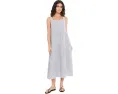 Платье Eileen Fisher с воланами из полосатого органического хлопка