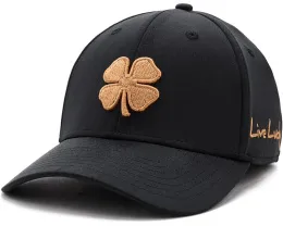 Кепка Premium Clover 182 с вышитым трилистником и изогнутым козырьком