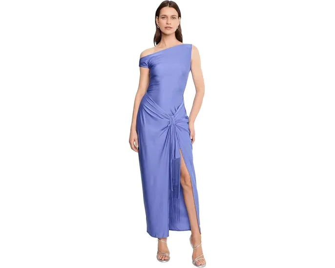 Asymmetric Twist Front Dress