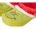 Теплые детские сабо Crocs Kids с подкладкой в стиле Гринча
