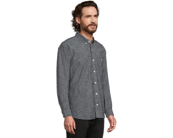 Рубашка L.L.Bean Comfort Stretch Chambray с длинным рукавом традиционного кроя навыпуск