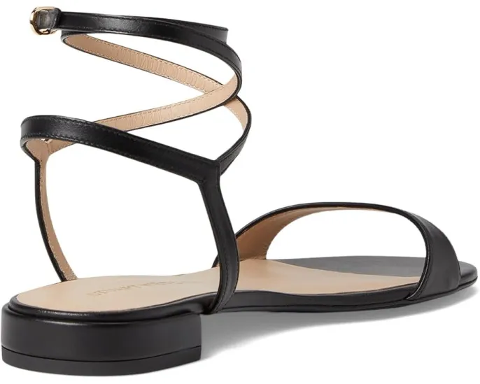 Сандалии Stuart Weitzman Nudist Wrap с регулируемым ремешком и массивным каблуком