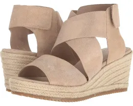 Босоножки Eileen Fisher Willow 3 на танкетке с ремешком на липучке