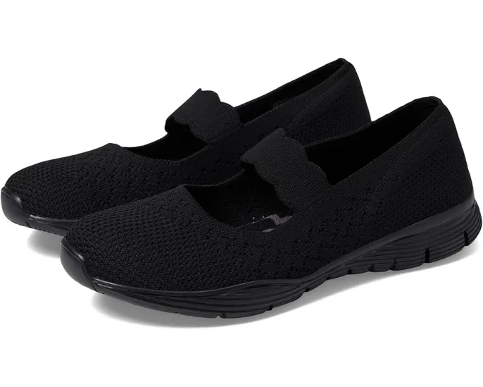 Skechers туфли Seager Power Hitter с верхом из плоской вязки и ремешком на подъеме