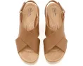 Сандалии Diaz Cross Clarks на среднем клине с мягкой кожей и регулируемым задним ремешком
