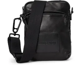 Сумка кросс боди AllSaints Half Moon из кожи с двумя отделениями