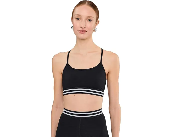 Спортивный бюстгальтер Splits59 Cali Active Rib с рельефной резинкой и дизайном с ремешками на спине