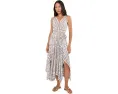 Petite Paisley Georgette Handkerchief-Hem Dress