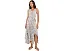 Petite Paisley Georgette Handkerchief-Hem Dress