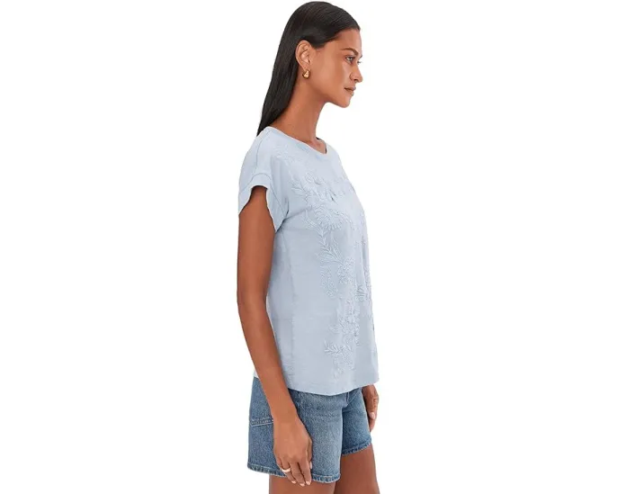 Футболка Cassidy с тональной вышивкой от Karyn Seo