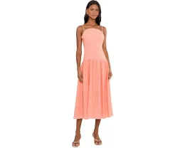 Саржевое миди-платье Adrianna Papell Seersucker Midi Dress